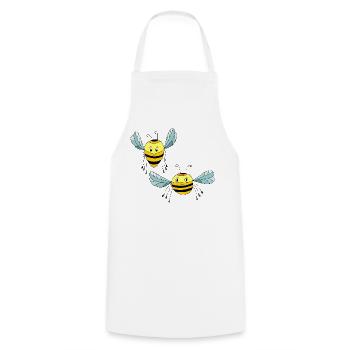 Insectes - Tablier de cuisine - blanc - Devant - AI Model Male 185 dark (185cm)