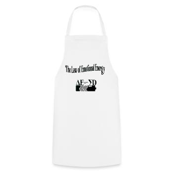 The Law of Emotional Energy - Tablier de cuisine - blanc - Devant - AI Model Male 185 dark (185cm)