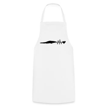Alligator - Tablier de cuisine - blanc - Devant - AI Model Male 185 dark (185cm)