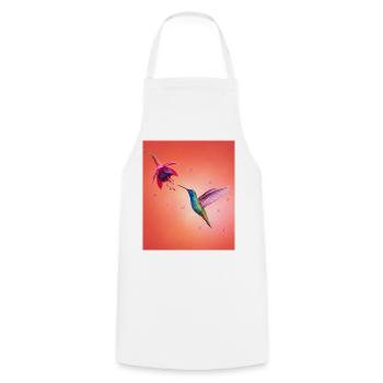 hummingbird400dpi - Cooking Apron - white - Front - AI Model Male 185 dark (185cm)
