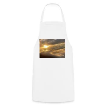 Sunlight over a sea of clouds - Cooking Apron - white - Front - AI Model Male 185 dark (185cm)