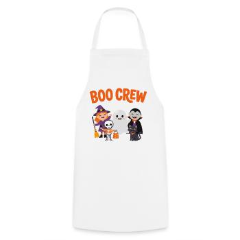 Boo Crew Halloween-Freunde - Kochschürze - Weiß - Vorne - AI Model Male 185 dark (185cm)