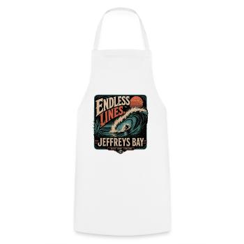 Jeffreys Bay - Cooking Apron - white - Front - AI Model Male 185 dark (185cm)