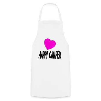 Campeur - Tablier de cuisine - blanc - Devant - AI Model Male 185 dark (185cm)