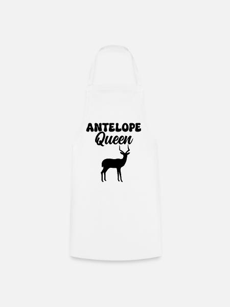 Antilope Safari Wildtiere - Kochschürze - Weiß