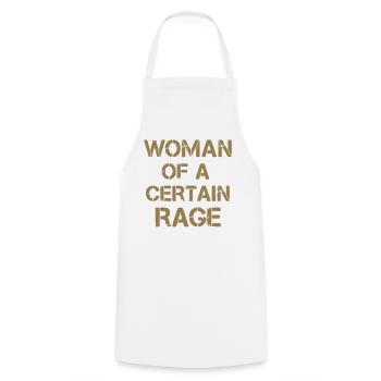 Woman Of A Certain Rage Hoodie Women Grunge Art - Cooking Apron - white - Front - AI Model Male 185 dark (185cm)