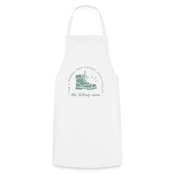 Esthétique mère randonneuse randonneuse - Tablier de cuisine - blanc - Devant - AI Model Male 185 dark (185cm)