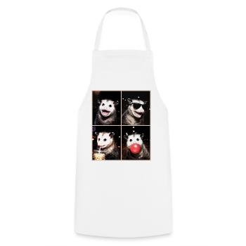 Opossums Opossum - Cooking Apron - white - Front - AI Model Male 185 dark (185cm)