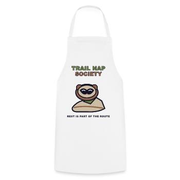 Trail Nap Society - Cooking Apron - white - Front - AI Model Male 185 dark (185cm)