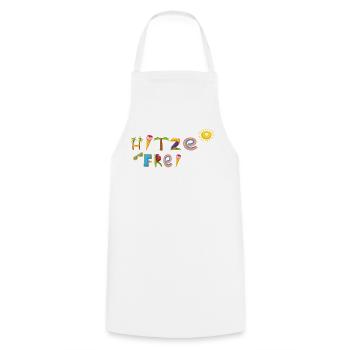 heat-free - Cooking Apron - white - Front - AI Model Male 185 dark (185cm)