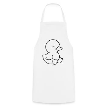 Un petit petit petit bébé et les enfants - Tablier de cuisine - blanc - Devant - AI Model Male 185 dark (185cm)