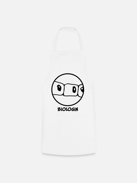 Biologin - Kochschürze - Weiß