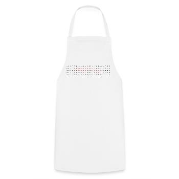 Introversion Woven Into My Code DNA - Cooking Apron - white - Front - AI Model Male 185 dark (185cm)