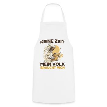 Imker Zubehör Bienenvolk Spruch Imker Bienenzucht - Kochschürze - Weiß - Vorne - AI Model Male 185 dark (185cm)