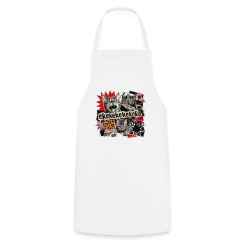Funny Bengal Cats Complaining Meme - Cooking Apron - white - Front - AI Model Male 185 dark (185cm)
