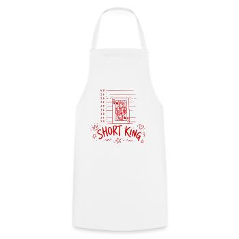 Petit roi - Tablier de cuisine - blanc - Devant - AI Model Male 185 dark (185cm)