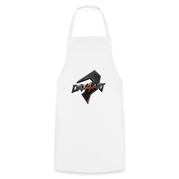 DAX4ART Logo métallique Lightning - Tablier de cuisine - blanc - Devant - AI Model Male 185 dark (185cm)