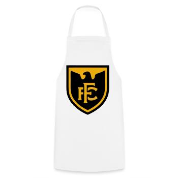 Adler FC Fussball Wappen Logo - Kochschürze - Weiß - Vorne - AI Model Male 185 dark (185cm)