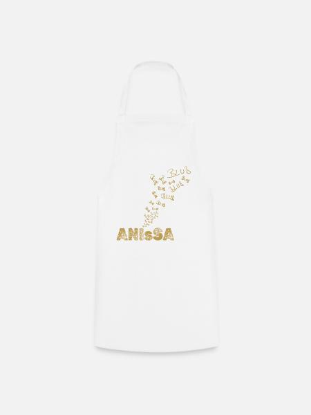 Anissa als Segeln - Kochschürze - Weiß