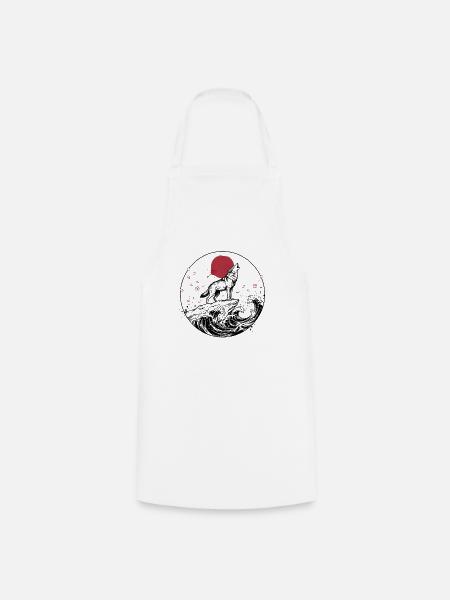 JAPANESE WOLF - Kochschürze - Weiß