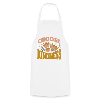 Choose Kindness - Kochschürze - Weiß - Vorne - AI Model Male 185 dark (185cm)