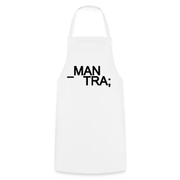 MANTRA Printstream CS2 - Kochschürze - Weiß - Vorne - AI Model Male 185 dark (185cm)