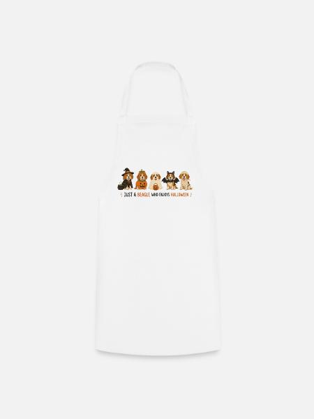Beagle Halloween-Crew - Kochschürze - Weiß