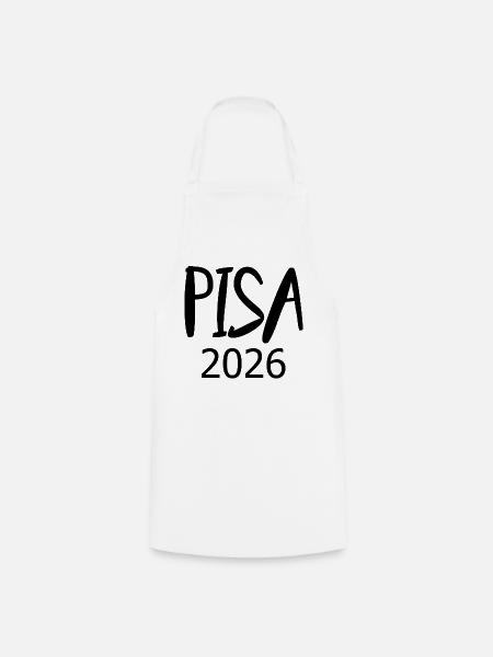 Pisa_2026 - Kochschürze - Weiß