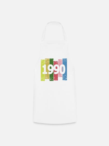1990 - Kochschürze - Weiß