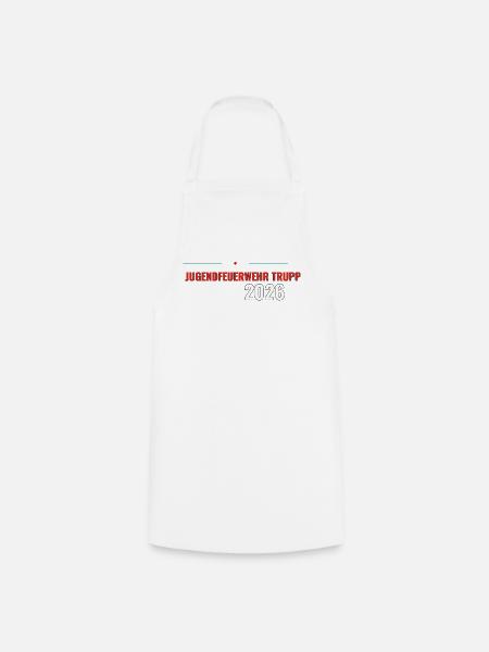 Willkommens-Shirt Jugendfeuerwehr Trupp 2026 - Kochschürze - Weiß