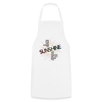 Sunshine - Kochschürze - Weiß - Vorne - AI Model Male 185 dark (185cm)