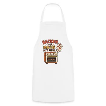 Backen ist Magie mit Mehl – Süßer Ofen T-Shirt - Kochschürze - Weiß - Vorne - AI Model Male 185 dark (185cm)