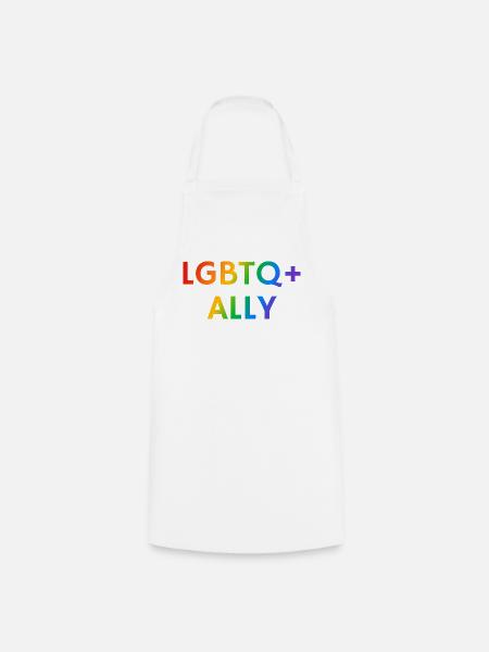 LGBTQ Ally Pride - Kochschürze - Weiß