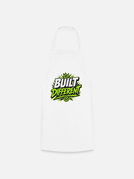 Built different - Kochschürze - Weiß