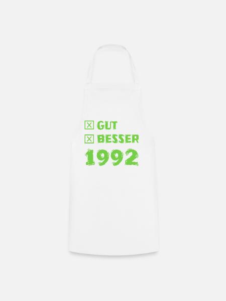 Besser 1992 - Kochschürze - Weiß