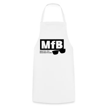 MfB Meister für Bäderbetriebe Bademeister Brille - Kochschürze - Weiß - Vorne - AI Model Male 185 dark (185cm)