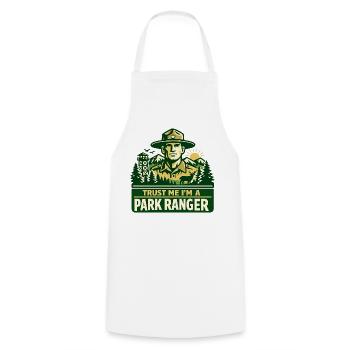 Vertrau Mir Ich Bin Ranger Spruch - Kochschürze - Weiß - Vorne - AI Model Male 185 dark (185cm)
