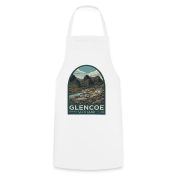 Glencoe Highlands Vista - Kochschürze - Weiß - Vorne - AI Model Male 185 dark (185cm)