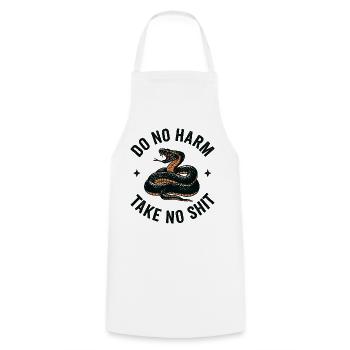 Do no harm - Kochschürze - Weiß - Vorne - AI Model Male 185 dark (185cm)