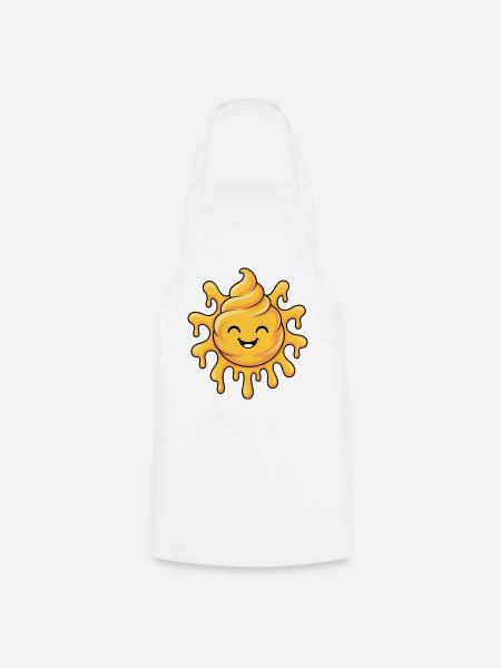 Soft-Serve Sun – Melting Sunshine - Kochschürze - Weiß