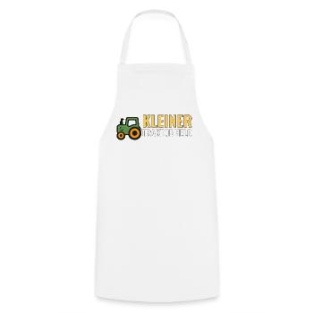 Kleiner Traktorheld – Kinder T‑Shirt Geschenkidee - Kochschürze - Weiß - Vorne - AI Model Male 185 dark (185cm)