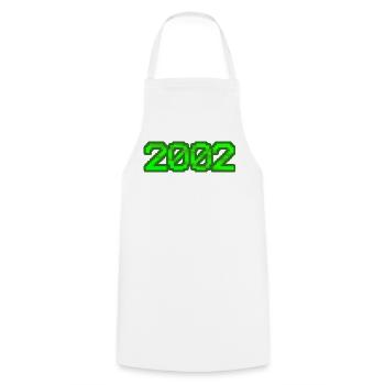 Nerd 2002 - Kochschürze - Weiß - Vorne - AI Model Male 185 dark (185cm)