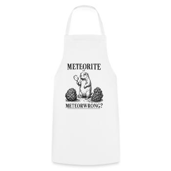  Meteorit Oder Meteorirgendein Präriehund - Kochschürze - Weiß - Vorne - AI Model Male 185 dark (185cm)