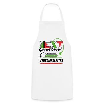 Vertriebsleiter Next Generation Beruf Arbeit Mann  - Kochschürze - Weiß - Vorne - AI Model Male 185 dark (185cm)