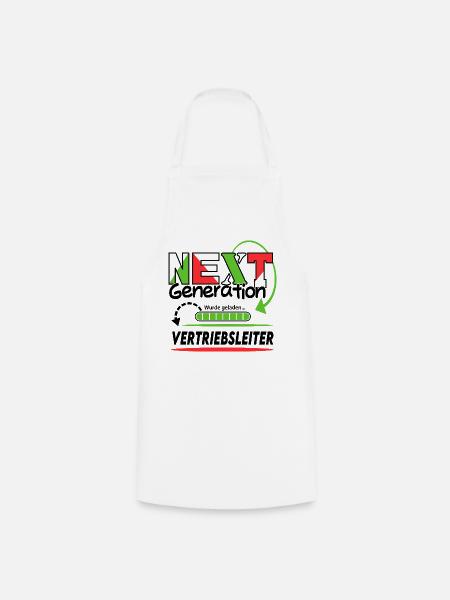 Vertriebsleiter Next Generation Beruf Arbeit Mann - Kochschürze - Weiß