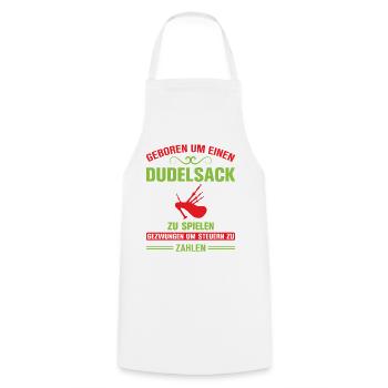 Dudelsackspieler Dudelsack Männer Geschenk - Kochschürze - Weiß - Vorne - AI Model Male 185 dark (185cm)