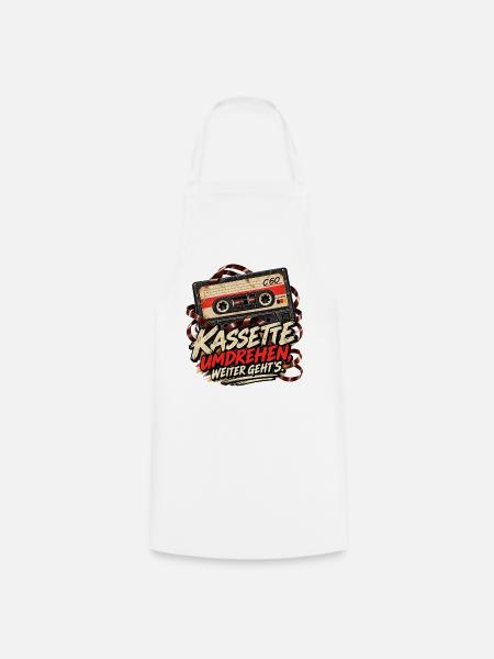 Kassette - Kochschürze - Weiß