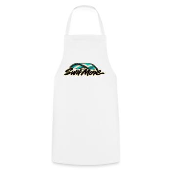 Surf More – Wing Classic - Kochschürze - Weiß - Vorne - AI Model Male 185 dark (185cm)
