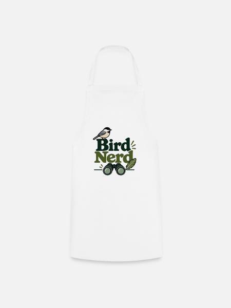 Vogel-Nerd - Kochschürze - Weiß