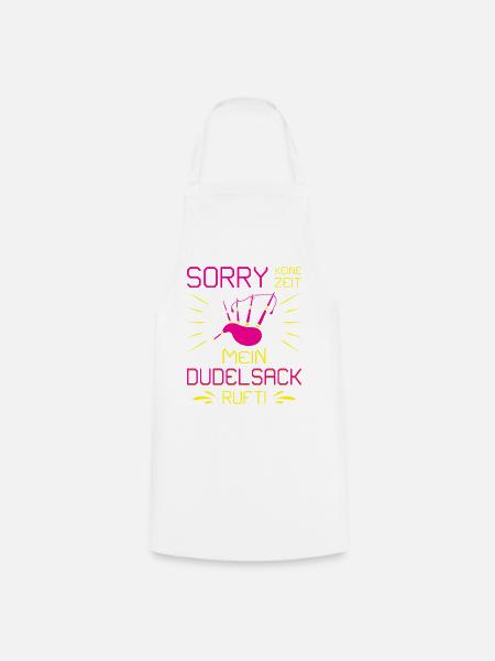 Dudelsackspieler Dudelsack Männer Geschenk - Kochschürze - Weiß